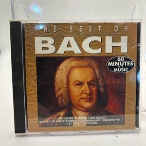 The Best of Bach‎ Classical Music CD 60 Minutes MCR Classics